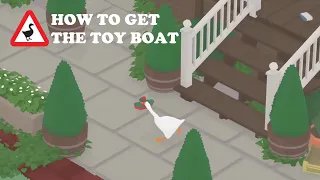 HOW TO GET THE TOY BOAT | UNTITLED GOOSE GAME