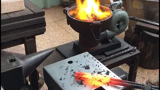 Can I Fire Weld Using My Mini Charcoal Forge? (knife project)