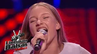 Mėlika Rakauskaitė - Rolling in the deep | Blind Auditions | The Voice Kids Lithuania S01