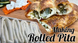 How to Make Rolled Pita from SCRATCH!