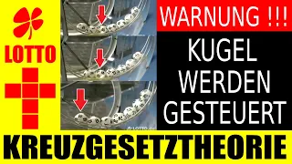 Lotto 6 aus 49 !!! Kugel 48 Verhalten Physikalisch unerklärbar - 3 x Steuerung vor laufender Kamera