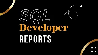 Create Reports inside SQL Developer