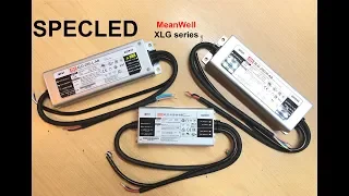 New led driver by MeanWell XLG series. Efficiency XLG-200-H-AB