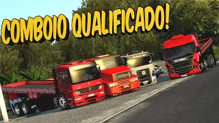 COMBOIO DOS TRUCK'S USANDO A CARGA ANIMADA - ETS 2 MODS BR MULTIPLAYER