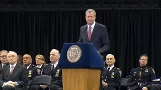 Tensions remain high between NYC mayor and NYPD