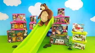 Masha and the Bear - Toys Unboxing and Play, Toys for kids