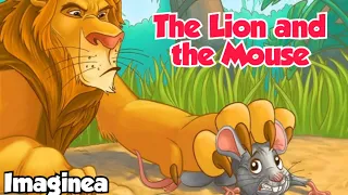 The Lion and the Mouse| English cartoon | Panchatantra moral story for kids | Imaginea