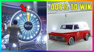 How To Get The RAREST Vehicle In GTA 5 Online WITHOUT Spinning The Lucky Wheel! (The Diamond Casino)