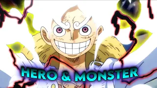 One Piece Luffy Gear 5  AMV -Hero & Monster & Courtesy Call