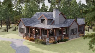 The Most Charming Cottage/ Small House Design With  Fantastic Back Porch