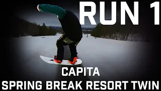 Run 1: 23/24 Capita Spring Break Resort Twin Snowboard