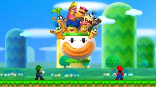 New Super Mario Bros. 2 - 100% Walkthrough - World 1 (2 Players)