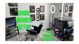 22 year old barber home set up