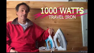 Travel Iron Sunbeam - Vanlife Ironing Setup