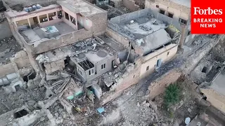 AERIAL FOOTAGE: Drones Capture Devastation In El-Haouz, Morocco, Caused By Deadly Earthquake