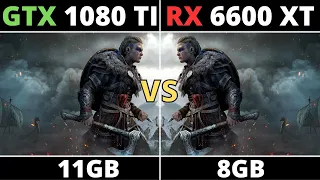 GTX 1080 TI VS RX 6600 XT - TEST IN 10 GAMES IN 2023