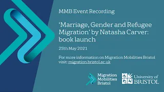 'Marriage, Gender and Refugee Migration': Book Launch