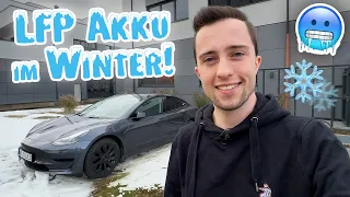 Tesla LFP Batterie: Tipps & Tricks für den Winter ❄️🥶