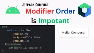 Modifier Order is Important in Jetpack Compose