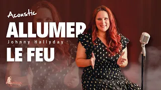 Johnny Hallyday - Allumer le feu acoustic piano Cover CYNTHIA Colombo