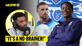 Jermaine Pennant ARGUES Why Kobbie Mainoo DESERVES To Go To Euro 2024 Over Jordan Henderson 🔥