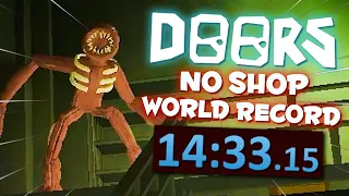 DOORS Hotel+ Solo No Shop Speedrun (Former) WR - 14:33