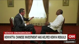 Kenyan President Uhuru Kenyatta sits down with CNN's Richard Quest