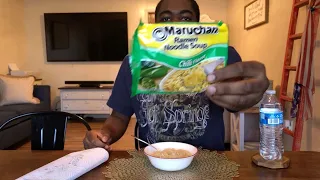 Chili Flavored Ramen Noodle Mukbang