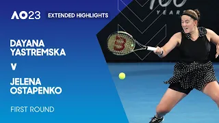 Dayana Yastremska v Jelena Ostapenko Extended Highlights | Australian Open 2023 First Round