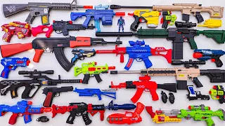 Mengumpulkan Senapan NERF war GUNS, Senapan Pistol, Gear Light AK47 Gun, Sniper Rifle, Spiderman Gun