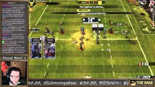 World Cup Qualifier Dark Elves remade, game 1 vs Chaos (the Sage plays Blood Bowl 2)