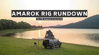 My Volkswagen Amarok that I live out of! RIG RUNDOWN!