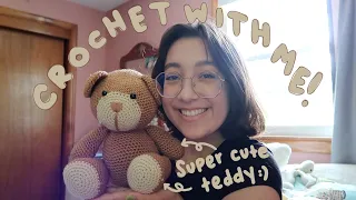 crochet with me! cuddly teddy bear 🧸