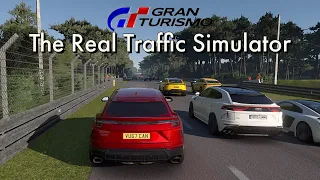 Gran Turismo 7 | The Real Traffic Simulator - Group Cruise Lobby w/ Lamborgini Urus, EXHAUST CRACKLE