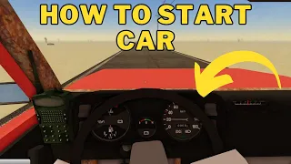 How To Start The Car in a Dusty Trip | Roblox