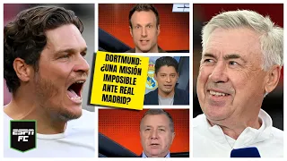 CHAMPIONS LEAGUE No hay argumentos para que BORUSSIA DORTMUND sea amenaza para REAL MADRID | ESPN FC