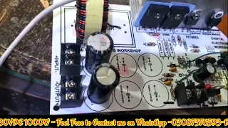 High Voltage Diy  Dc to Dc Boost Converter Circuit|Microcontroller Based 80vdc to 380vdc output 2kva