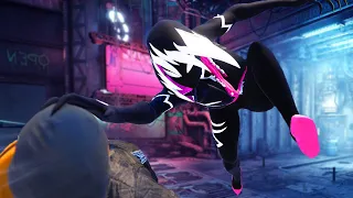 The Ghost Spider GWENOM Spider-Gwen Epic Cinematic Combat | Marvel's Spider-Man: Miles Morales