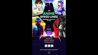 Anime Speed Lines Photoshop Action - Tutorial