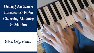 Using Autumn Leaves to Poke Chords | Modal Improvisation & Visualisation