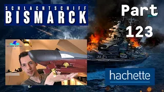 Hachette Schlachtschiff Bismarck (Metall) Part 123 - Montage der Ruderanlage!