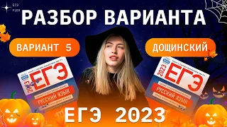 РАЗБОР 5  ВАРИАНТА ДОЩИНСКОГО 2023 | ЕГЭ С ВЕРОЙ ЕГЭФЛЕКС