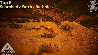 Top 5 Best Scorched Earth Ratholes in ARK