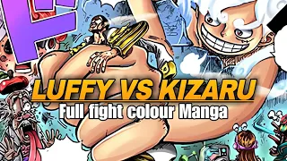 🔴 'Luffy Gear 5' Vs 'Kizaru' !!! - Full Manga Fight (Colourful Panels)