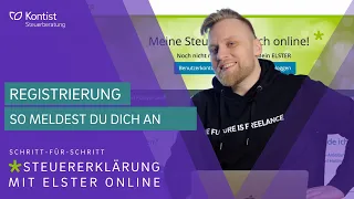 Registration for ELSTER Online 2022 - My Elster Tutorial | Your Registration in Just 5 Steps