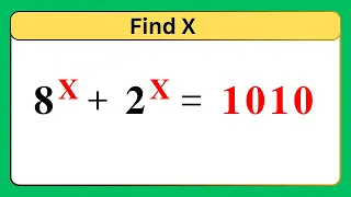 Nice Algebra Math Simplification | Math Olympiad | Find the Value of X