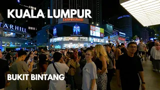 [4K 30fps] Evening Walk in Bukit Bintang KL | Kuala Lumpur Walking Tour | Malaysia