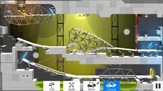 Bridge Constructor Portal Level 14 Walkthrough