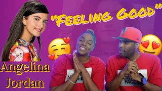 VOCAL SINGER REACTS TO ANGELINA JORDAN "FEELING GOOD" | REACTION #ANGELINAJORDAN