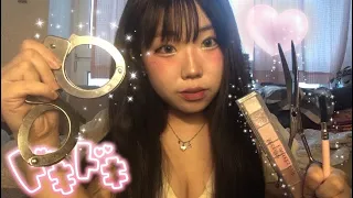 ASMR Yandere turns you into her perfect lover (real camera touching, soft spoken)